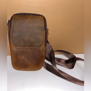 Hengwin Genuine Leather Phone Holster Belt Clip Wallet Case Mint